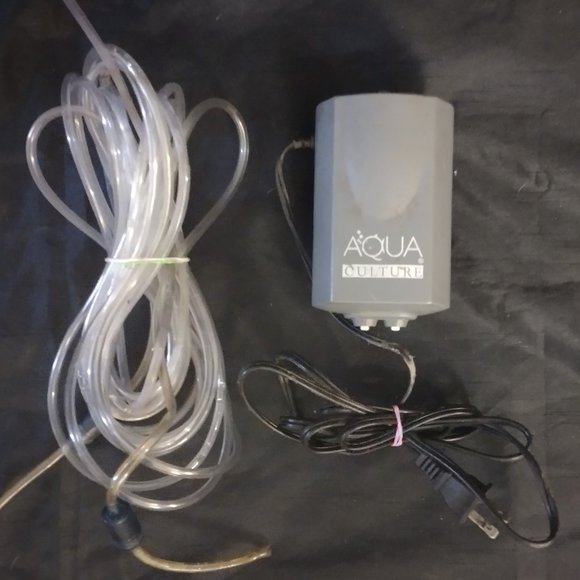AQUA CULTURE 5-15 Gallon Single Outlet Aquarium Air Pump - Picture 1 of 6
